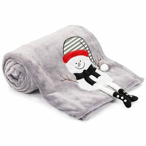 4Home Frosty Snowman karácsonyi takaró, 150 x 200 cm kép