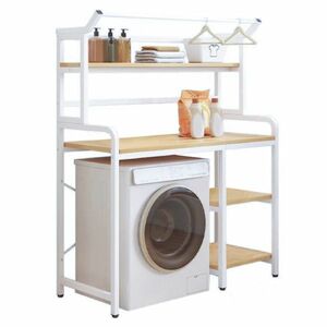 DARBY mosógép fölé polc, tölgyfa kép