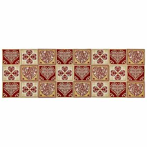 Szivecskék asztali futó piros, 32 x 96 cm kép