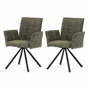 Étkezőszék-készlet visszahúzható mechanizmussalDCH-W1117 GRN2, 2 db kép