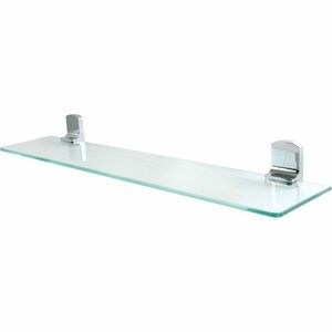 Spirella Taku 60 cm fali üvegpolc, fényesrozsdamentes acél kép