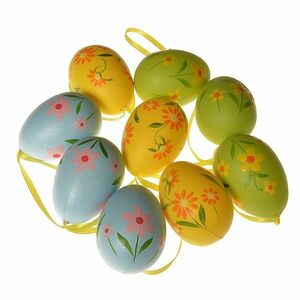 Külső függő tojáskészlet, magasság 5 cm, 9 dbcsomagban, vegyes színek kép