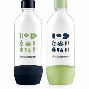 Sodastream Jet Green/Navy palack 2x 1 l, mosogatógépben mosható kép