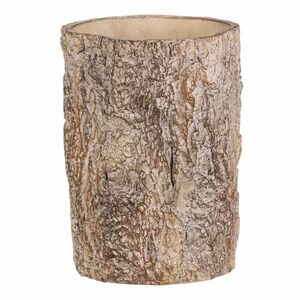 Virágcsomagoló fa kérget utánzó, 16 x 16 x 21 cm, beton, 16 cm kép