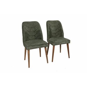 Dallas Dark Green and Brown étkezőszék szett, 2 db, 2 db kép