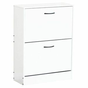 BOTNIX cipőtartó, 2 polc, fehér kép