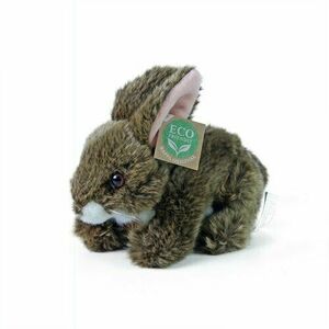 Rappa plüss fekvő nyúl, barna, 17 cm kép