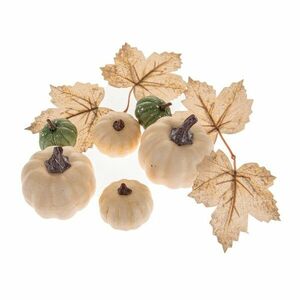 Őszi dekorációs szett, tök és levelek, 10 db kép