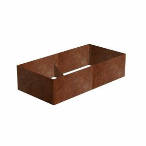 Alto Emelt virágágyás 74 x 148 x 36 cm, corten CORGARDEN 1012 kép