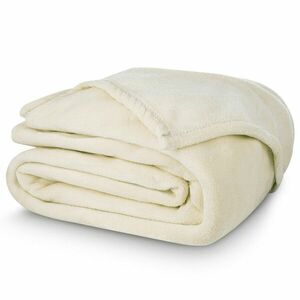 BedTex Mikropoliészta takaró, krém, 150 x 200 cm kép