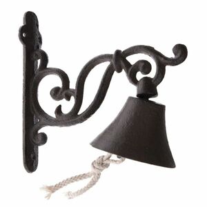 Sinai öntöttvas harang fekete, 17 x 8 cm kép