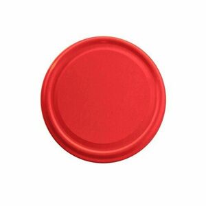 Orion 10 db-os befőttesüveg fedő készlet fém 66, piros kép