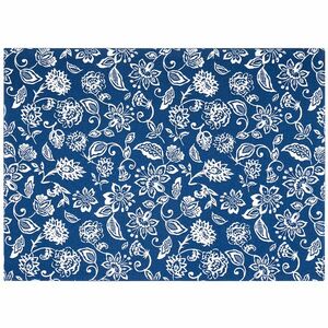 Kék mintás tányéralátét, 33 x 45 cm kép