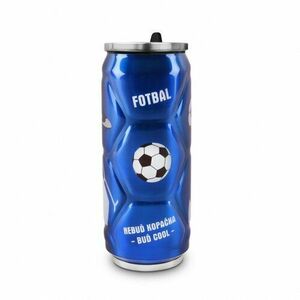 Orion Futball termosz-pléhdoboz 0, 5 l, kék kép