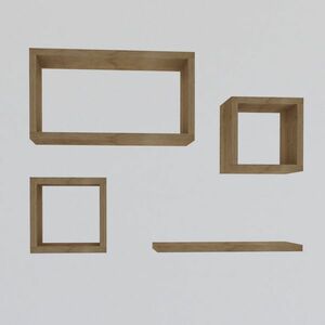 Babi Sapphire Oak polc, 4 db kép