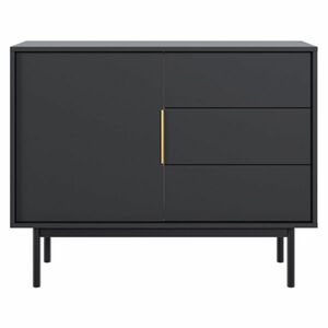 VIVALA 1D3S komód, fekete kép
