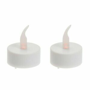 LED villogó teásgyertyák, 3, 8 cm, 2 db-os szett, elemes, időzítővel kép