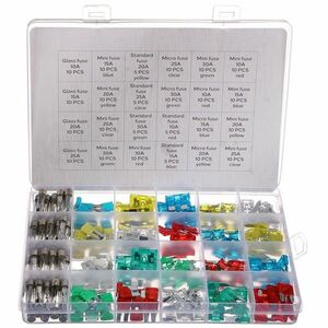 Sixtol MECHANIC FUSE SET 215 Késes és üveges autós biztosítékkészlet kép