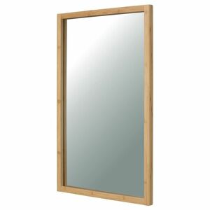 Fali tükör B044 NAT, bambusz, L kép