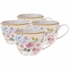 Roses 4 db-os porcelán csésze készlet , 90 ml kép