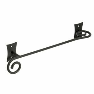 METAFORM CC320 Rebecca törölközőtartó 30 x 6, 1 cm, fekete kép