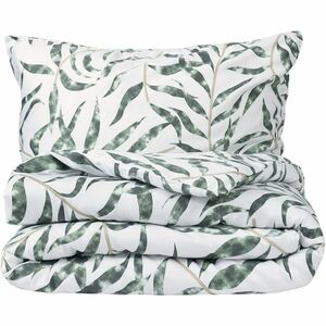 Matex Trópusi levelek szatén ágyneműhuzat, 140 x 200 cm, 70 x 90 cm kép