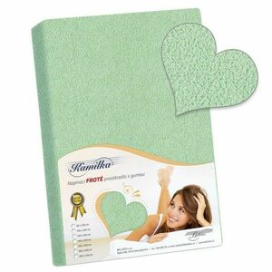 Bellatex frotté lepedő világoszöld, 120 x 200 cm kép