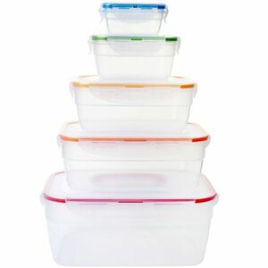 LOCKnLOCK Élelmiszer tároló edény szett Locktéglalap, 5 db kép