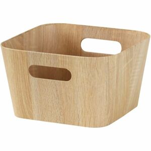 Kitchisimo 2 db tároló kosár szett 27 × 27 × 16cm, természetes, M kép