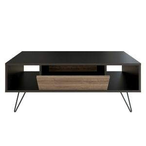 Mistico Black and Walnut konferenciaasztal kép