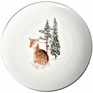 Winter Fawn porcelán lapostányér, 27 x 2, 6 cm kép