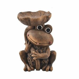 InDecor Kerámia madáretető béka Rona, 25 x 21 x 39cm kép