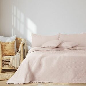 AmeliaHome Meadore ágytakaró, púderszín, 220 x 240 cm kép