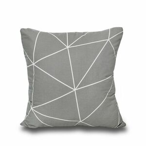 Kvalitex Nordic Grid szürke párnahuzat, 50 x 70 cm kép