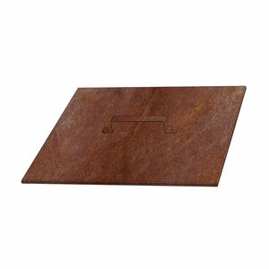 Fedél kerti tűzrakóhelyhez 70 x 70 x 1 cm, corten CORGARDEN 1020 kép