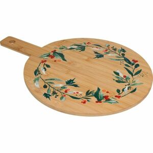 Koszorú I karácsonyi bambusz tálalódeszka kép