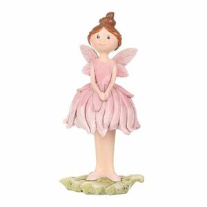 Százszorszép tündér dekoráció rózsaszín, 9 x 21x 9 cm, polirezin kép