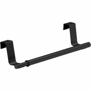 Wenko állítható törülközőtartó 22-35 cm, fekete, S kép