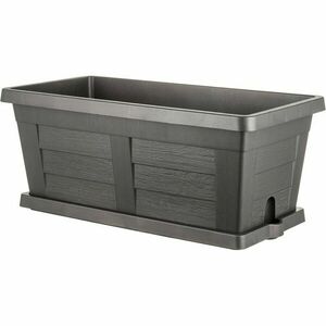 Bama Legno kerti nagy méretű virágláda antracit, 80 x 40 x 35 cm, 80 cm kép