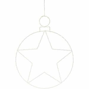 Kerstball Star karácsonyi lógó LED dekoráció 236 LED, 48 cm kép