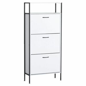 TREDIS cipőtartó, 3 polc, fehér kép