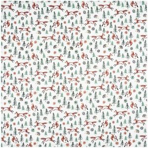 Home Elements Rókák abrosz , 90 x 90 cm, 90 x 90 cm kép