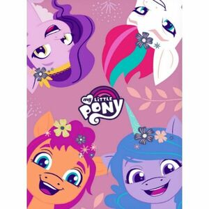 Carbotex Gyermek takaró My little Pony Játékos pónik, 110 x 140 cm kép