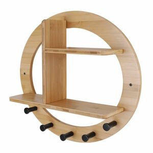 Artid 1 Fali polc, bambusz, 46 x 10 x 41 cm kép