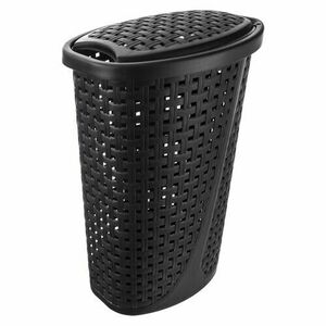 Orion Slim szennyes kosár 45 l, fekete kép