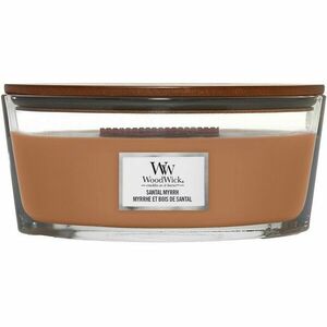 WoodWick Illatosító gyertya hajó Santal Myrrh, 453g kép