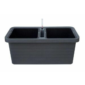 Berberis DUO önöntöző virágláda, antracit színű, 78 cm kép