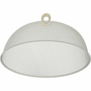 Fém fedél élelmiszerekhez, átmérő 35 x 14 cm, fehér kép
