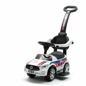 Baby Mix Mentőautó futóbicikli hanggal és vezetősávval, fehér kép