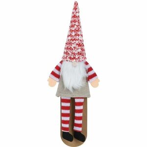 Karácsonyi dekoráció palackra Tündér, 29 cm, piros kép